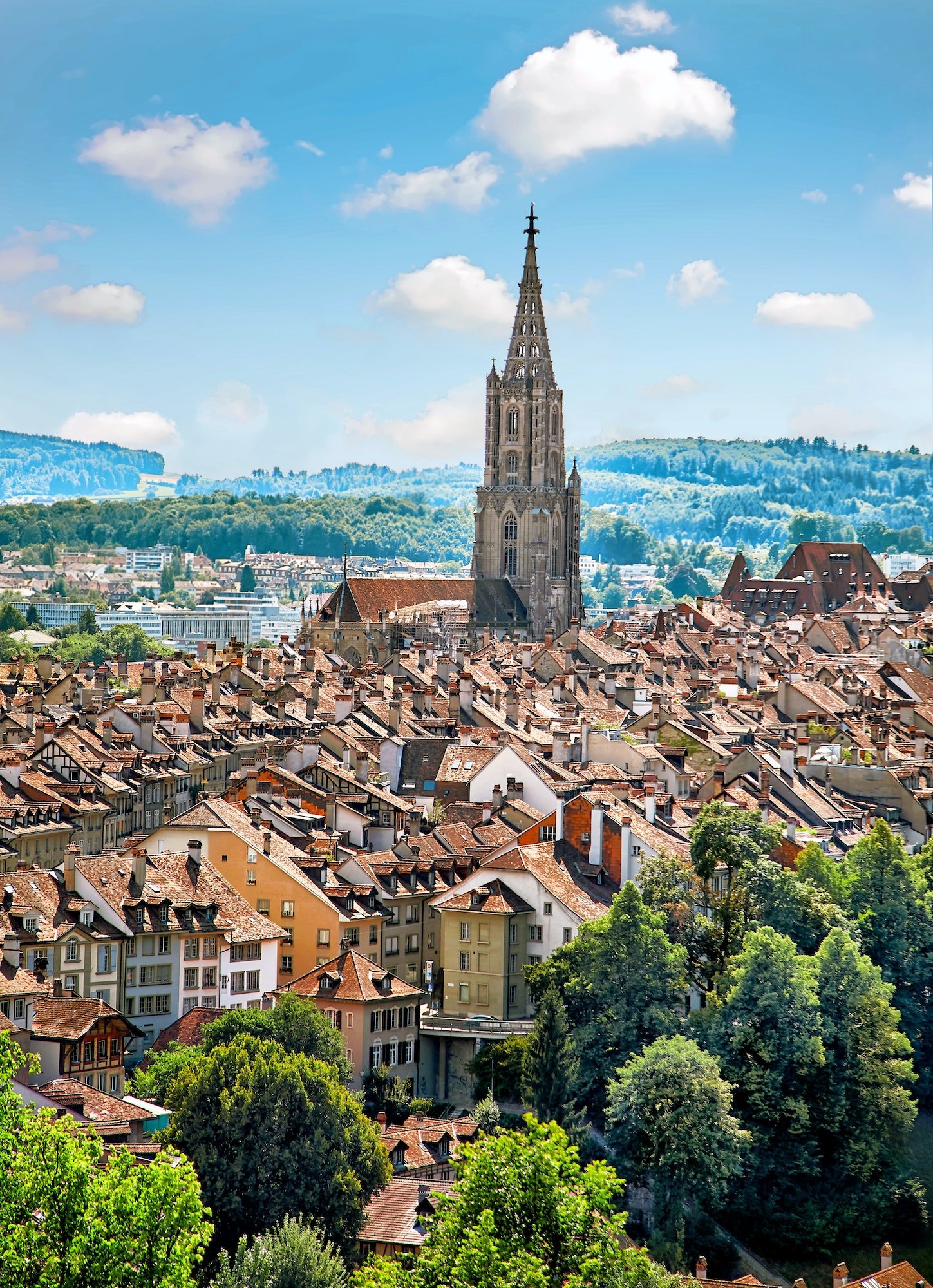 Panoramic View Of Berne, Switzerland