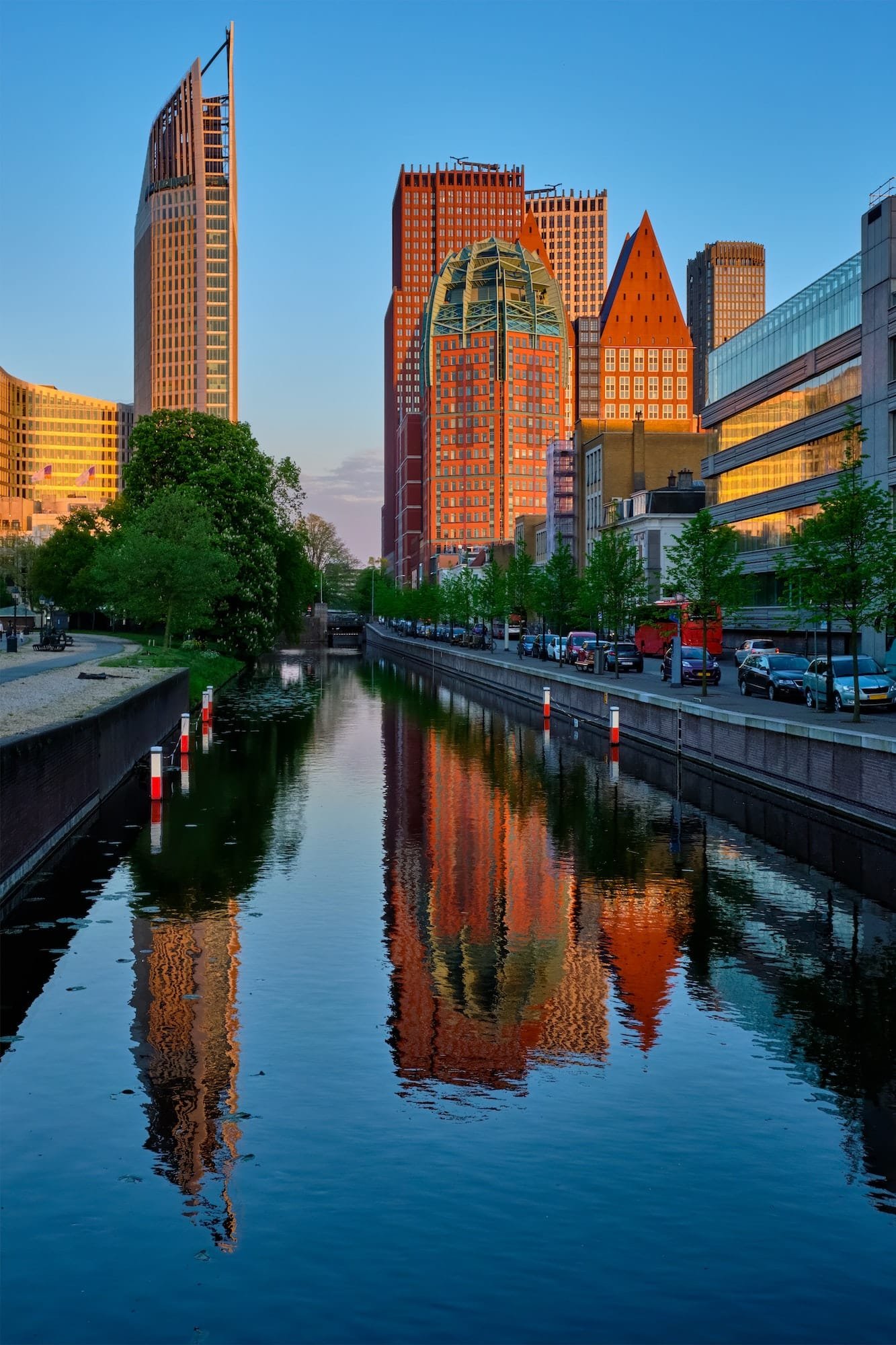 Skyscrapers In The Hague, Netherlands