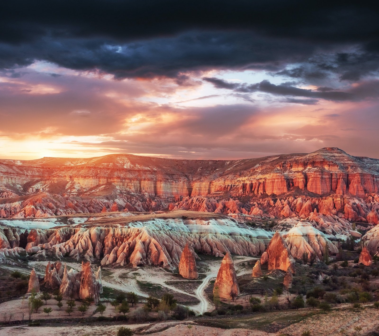 The Landscape Of Cappadocia. Turkey.