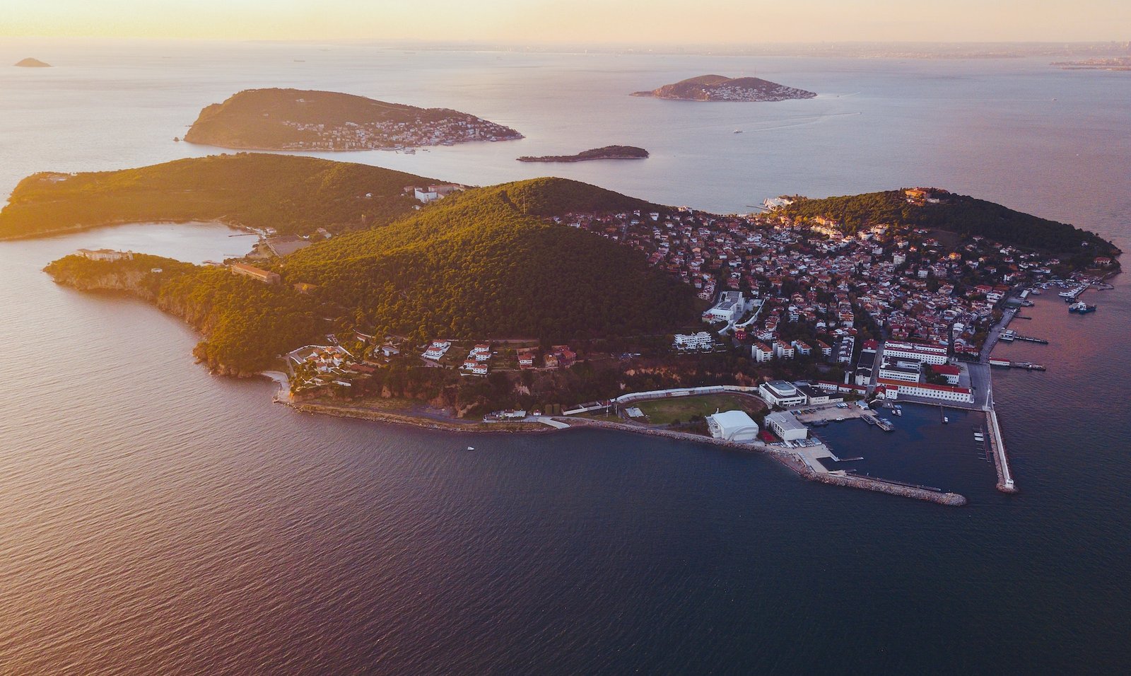 View Of Prince Island In Istanbul Turkey