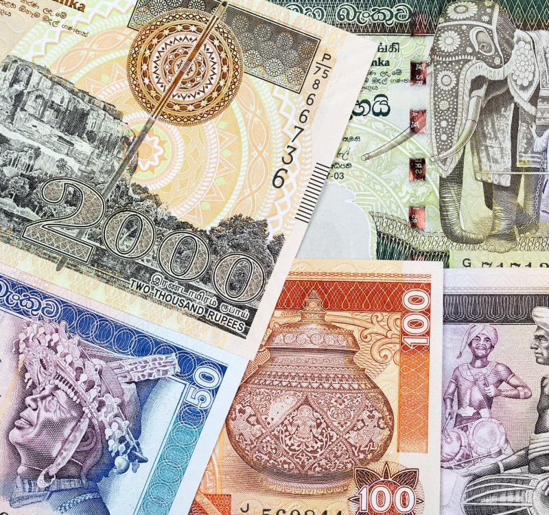 Old Sri Lankan Money - Rupee